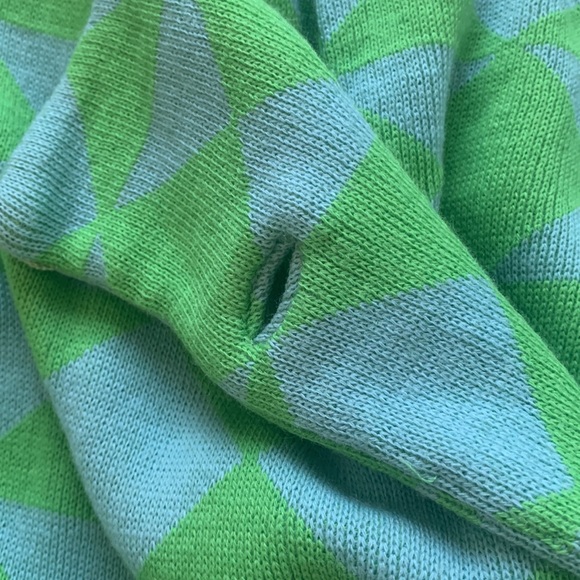 Vintage Geometric Abstract Double Breasted Sweater Coat - Picture 13 of 15